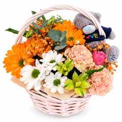 Basket of flowers Juliet