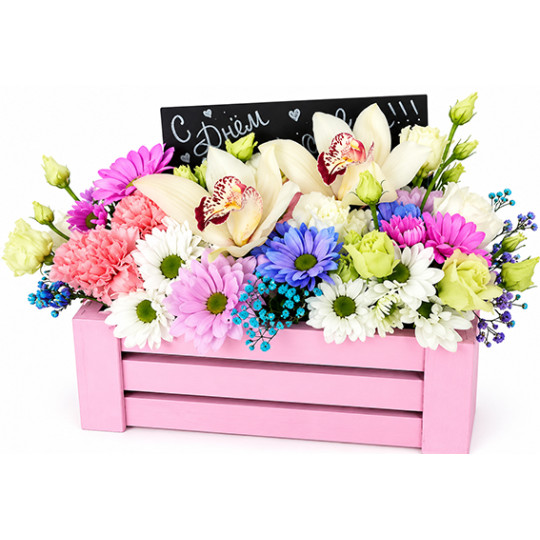 Box of flowers Charlotte 