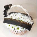 Funeral basket of flowers
