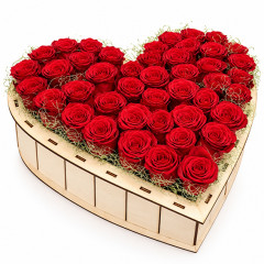 Heart of roses